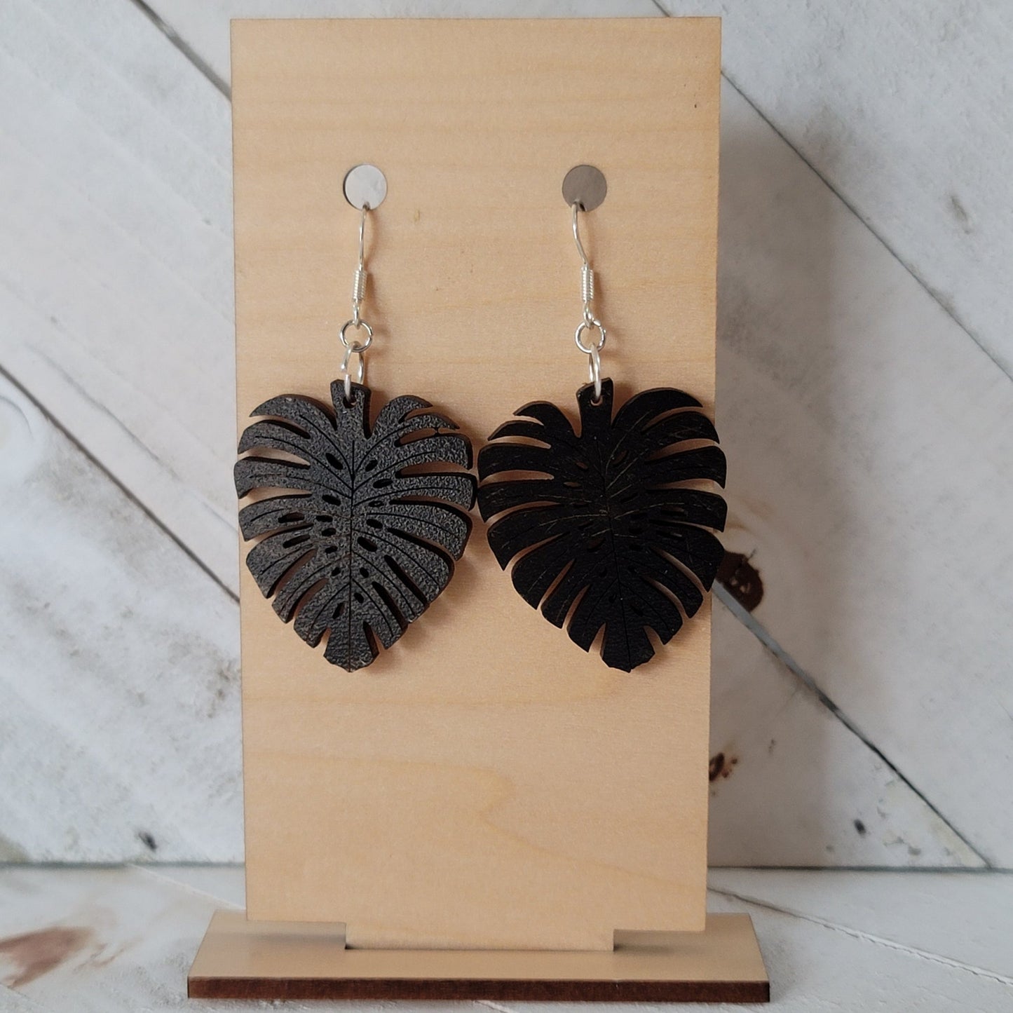 Monstera Leaf Earrings