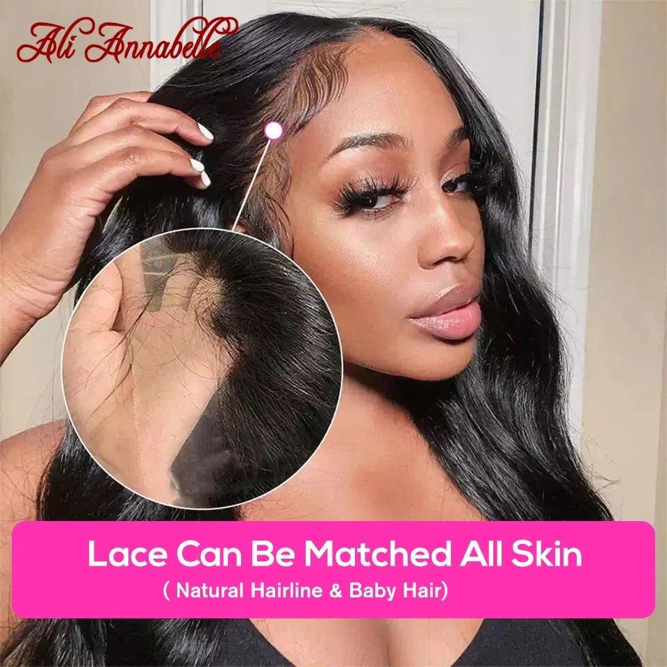 Body Wave Wigs  4x4 13x4 Lace Frontal Human Hair Wigs  Pre Plucked Hairline for Women Brazilian Human Hair Lace Front Wig