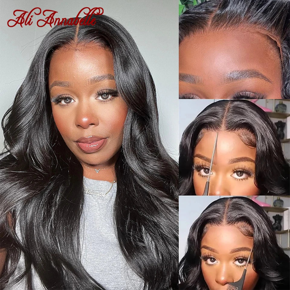 Body Wave Wigs  4x4 13x4 Lace Frontal Human Hair Wigs  Pre Plucked Hairline for Women Brazilian Human Hair Lace Front Wig