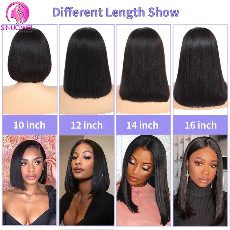 Short V Part Bob Wigs