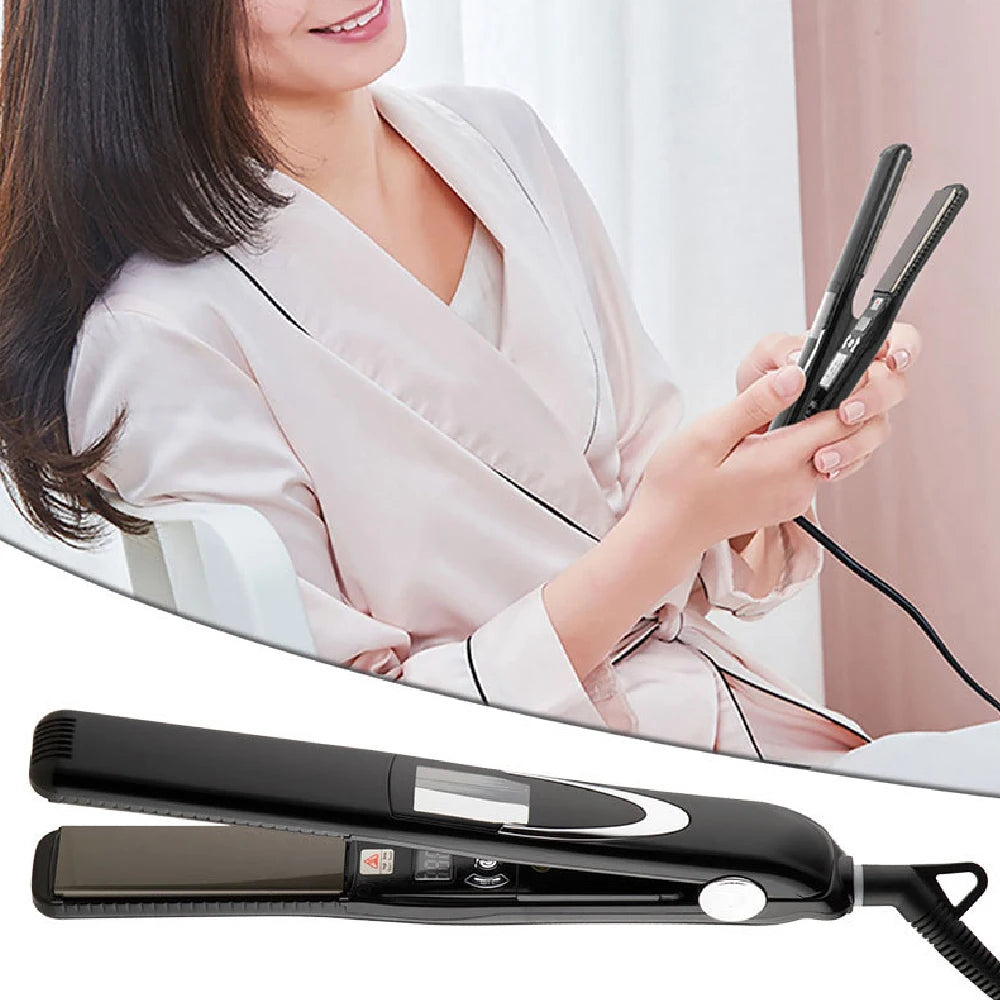 Professional Titanium Plate Kerat 450F Flat Iron Fast Heating Hair Irons