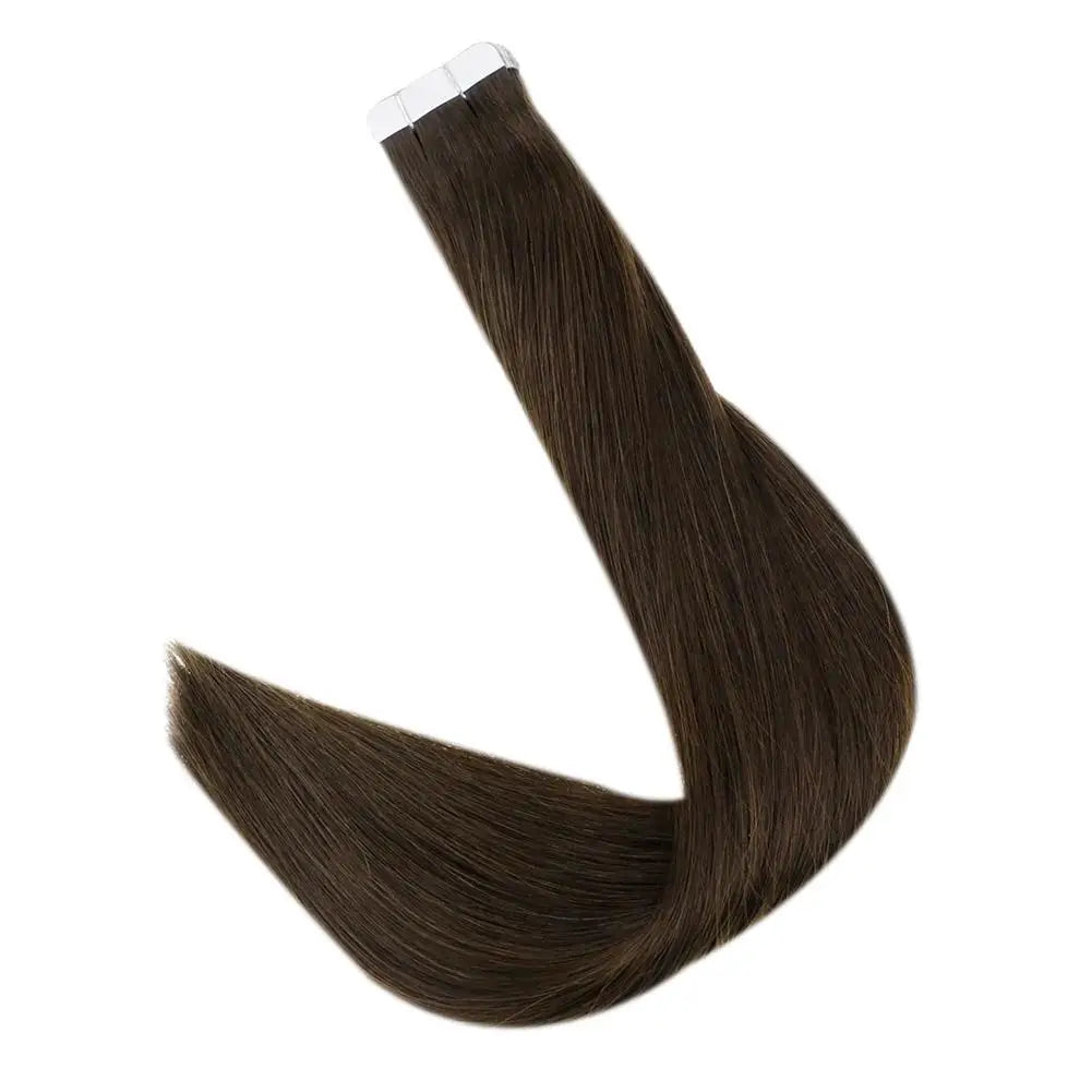 Pure Blonde Hair Tape in Human Hair Extensions 20pcs Adhesive