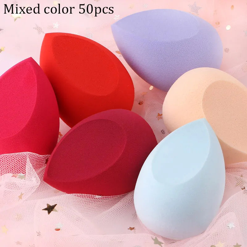 Makeup Sponge Marbling Water-Drop Shape Foundation Concealer Sponge Mix Powder