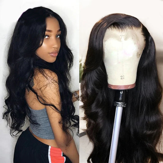 Glueless Human Hair V-Part Clip in Wigs No Leave Out