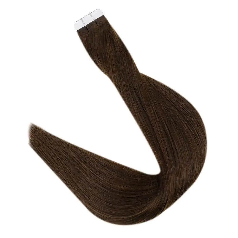 Pure Blonde Hair Tape in Human Hair Extensions 20pcs Adhesive