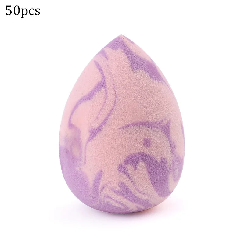 Makeup Sponge Marbling Water-Drop Shape Foundation Concealer Sponge Mix Powder