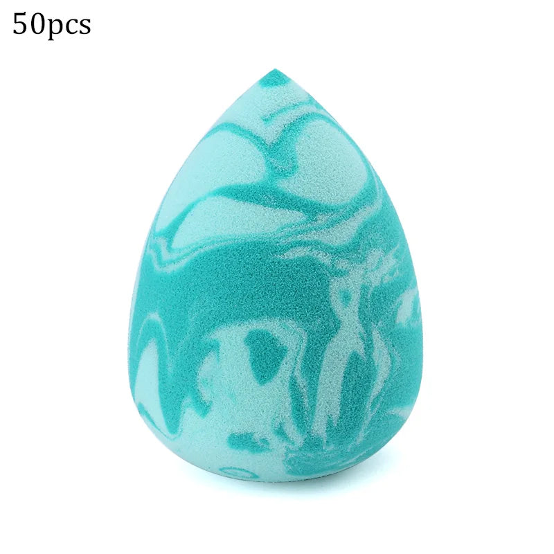 Makeup Sponge Marbling Water-Drop Shape Foundation Concealer Sponge Mix Powder