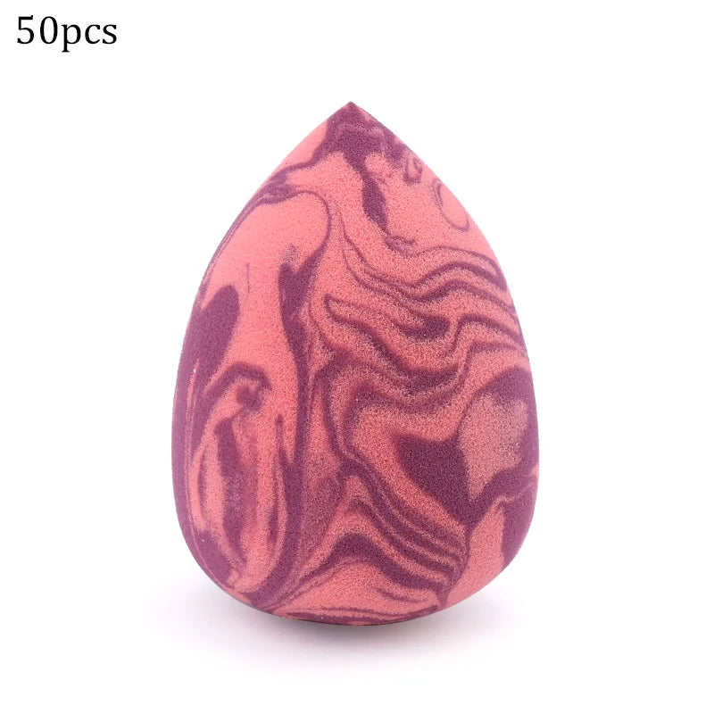 Makeup Sponge Marbling Water-Drop Shape Foundation Concealer Sponge Mix Powder