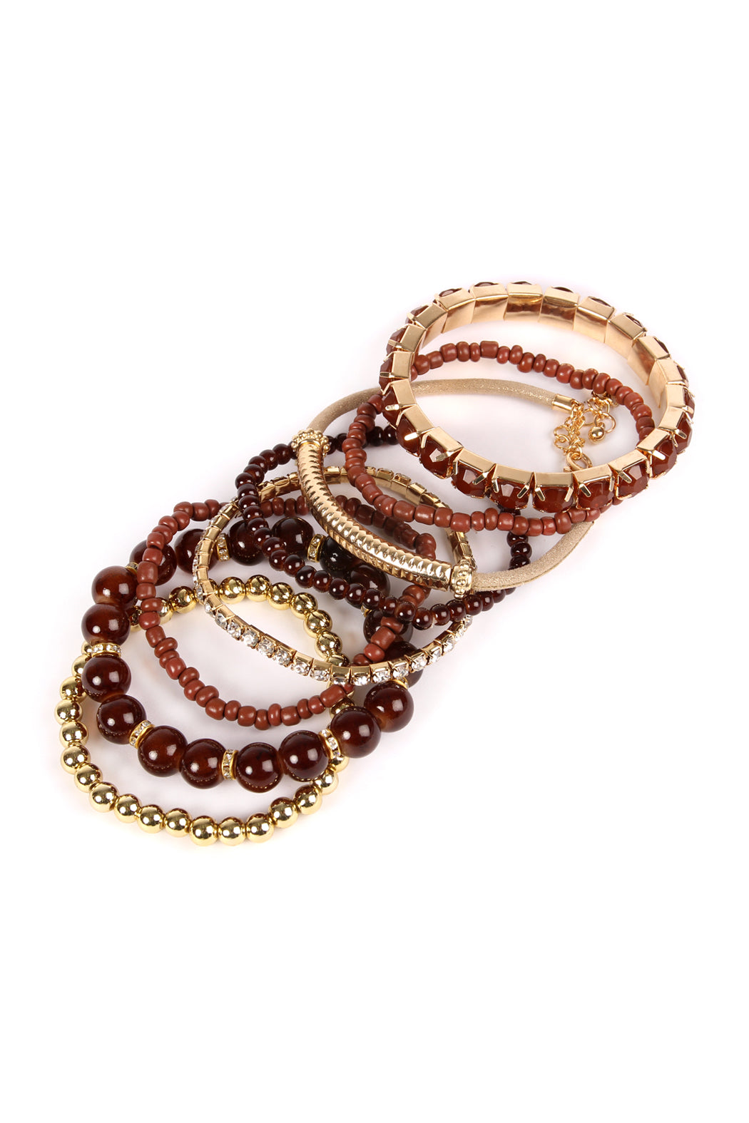 Multicolor Bead Bracelet Set