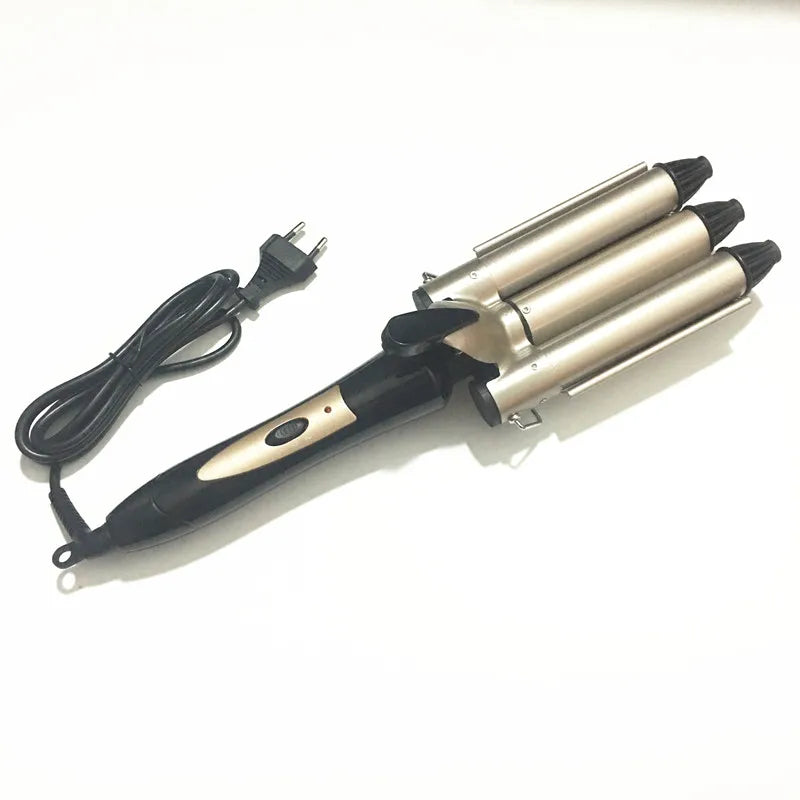 Voltage: 110-240 - V Tube Curling Iron Cake Ceramic Perm Water Ripple