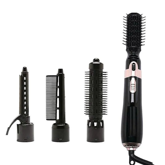 4 in 1 Styling Hair Curler Comb Salon Professional