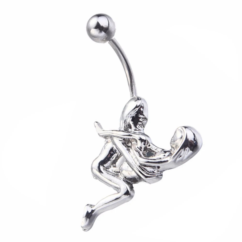 1pc Sexy Dangling Navel Belly Button Rings Belly Piercing Crystal