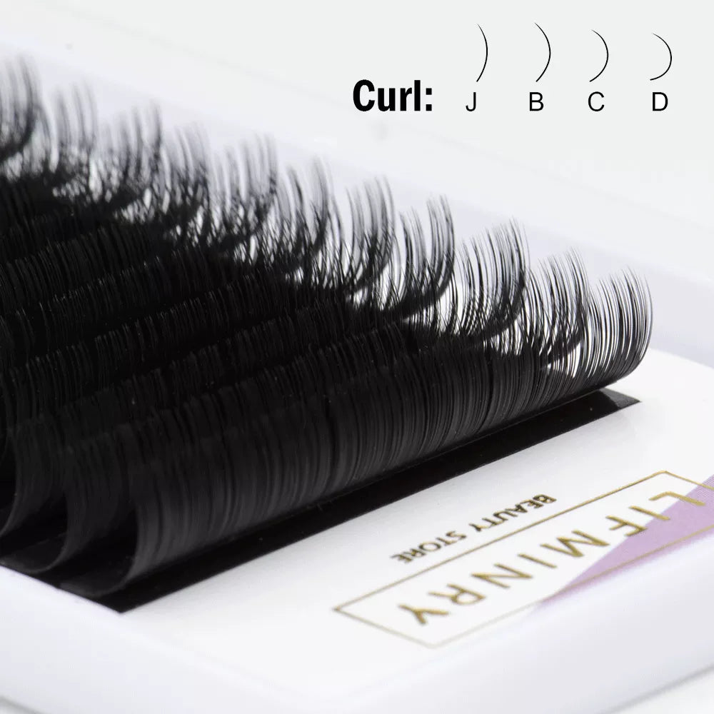 16 Lines of Professional Eyelashes Soft Ermine