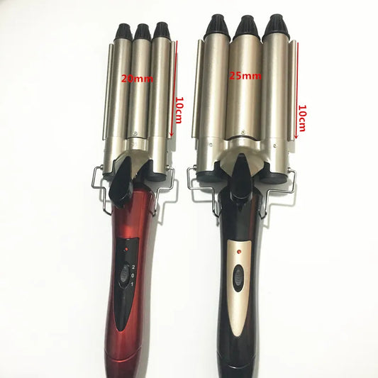 Voltage: 110-240 - V Tube Curling Iron Cake Ceramic Perm Water Ripple