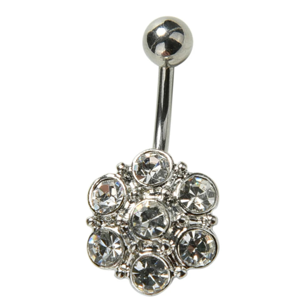 1pc Sexy Dangling Navel Belly Button Rings Belly Piercing Crystal