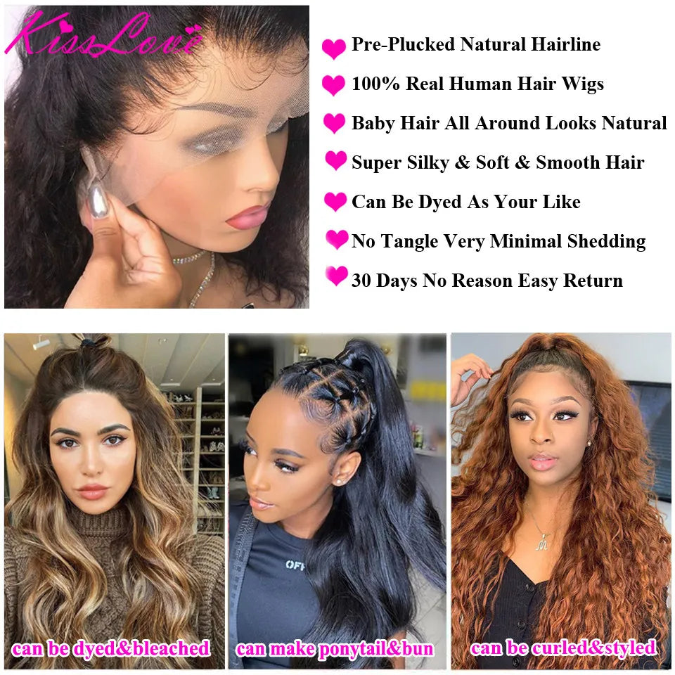 360 Pre-plucked Bleached Knots Body Wave