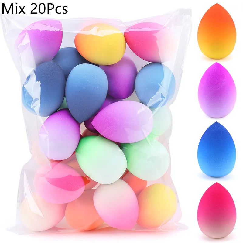 Makeup Sponge Marbling Water-Drop Shape Foundation Concealer Sponge Mix Powder