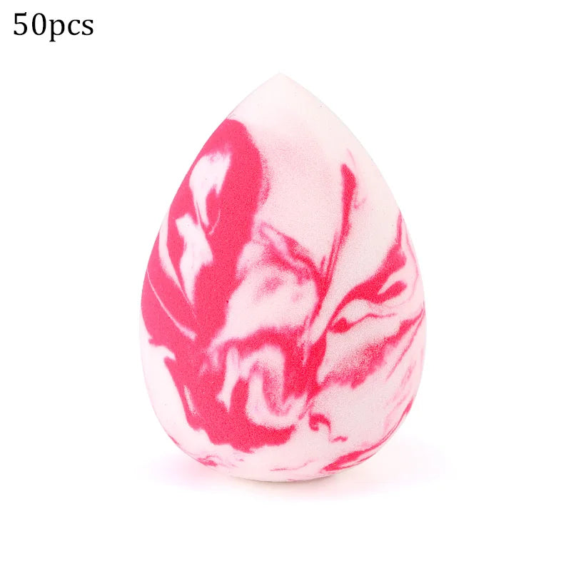 Makeup Sponge Marbling Water-Drop Shape Foundation Concealer Sponge Mix Powder