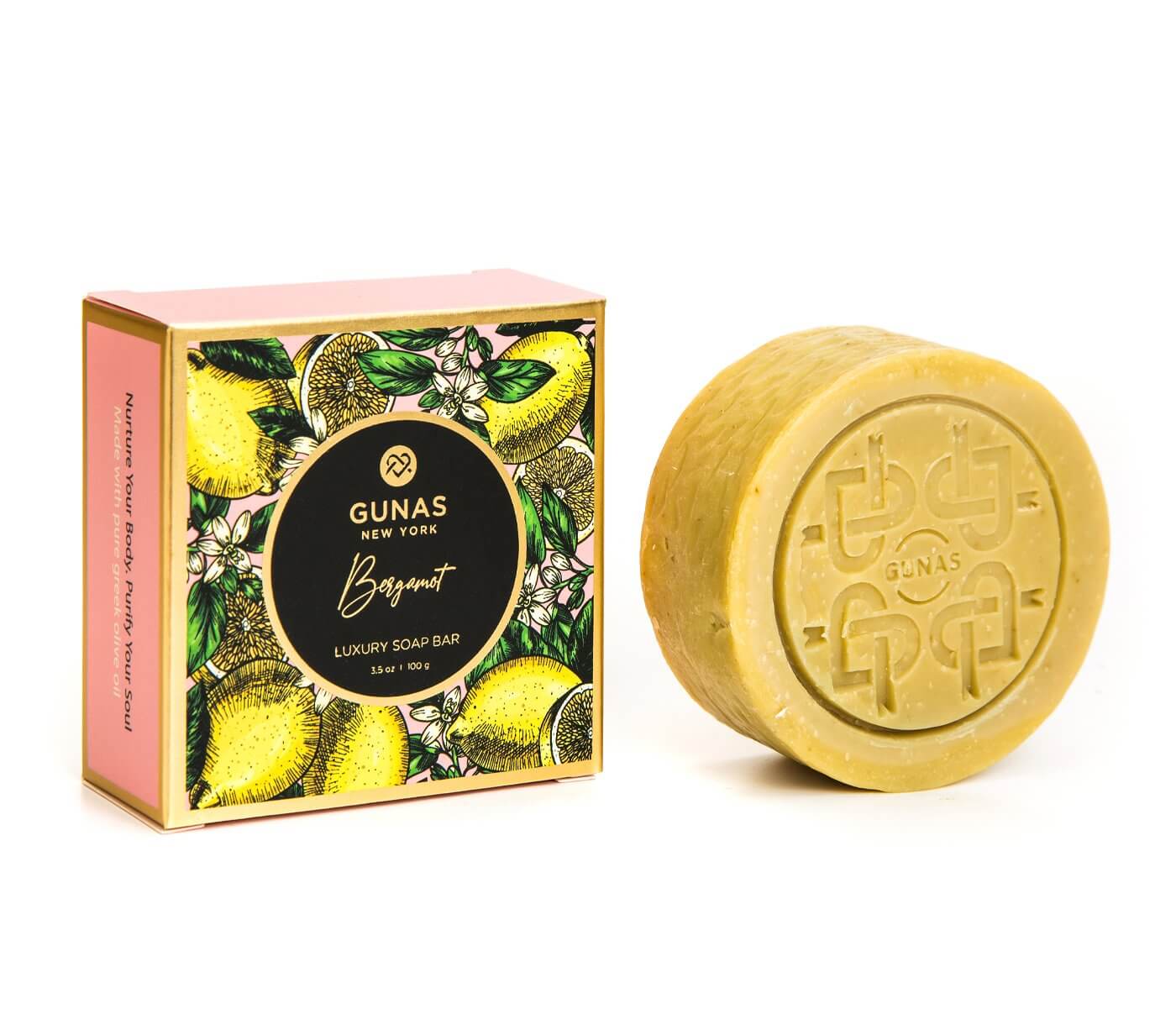 Bergamot Luxury & Artisan Soap Bar (Pack of 3)