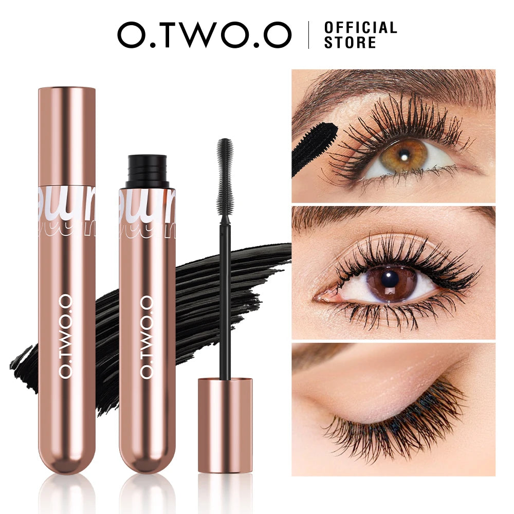 Mascara Waterproof 4D Silk Fiber Curling Volume Lashes