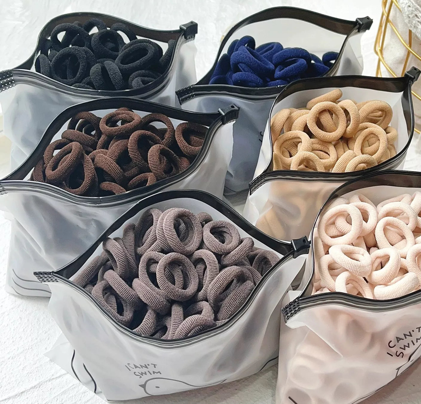 20/50pcs Elastic Sweets Scrunchie Rubber Band