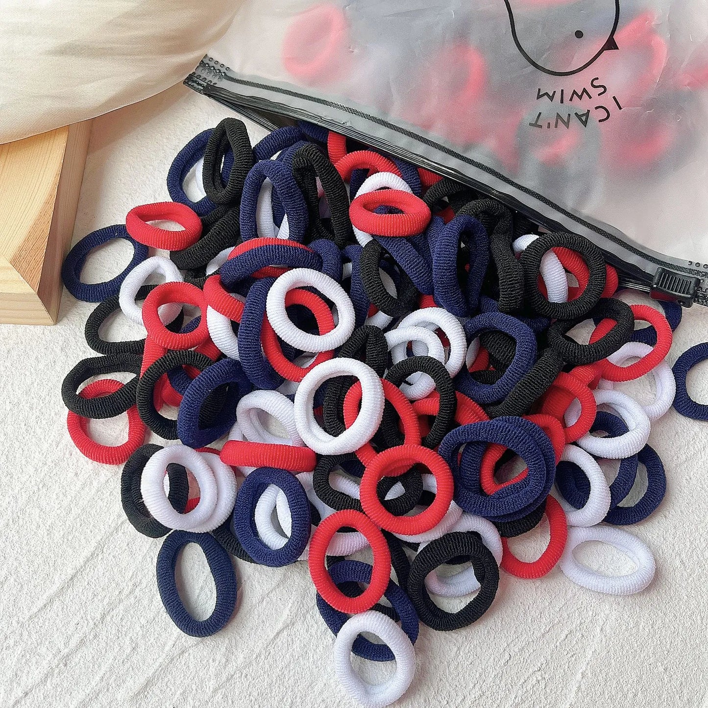 20/50pcs Elastic Sweets Scrunchie Rubber Band