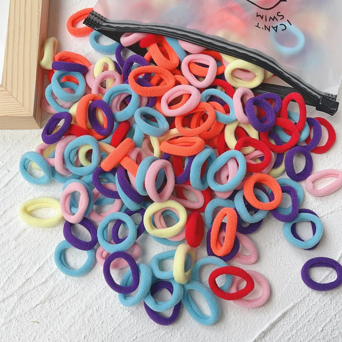 20/50pcs Elastic Sweets Scrunchie Rubber Band