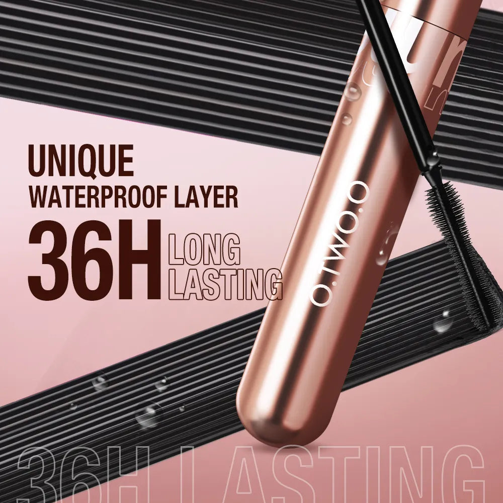 Mascara Waterproof 4D Silk Fiber Curling Volume Lashes