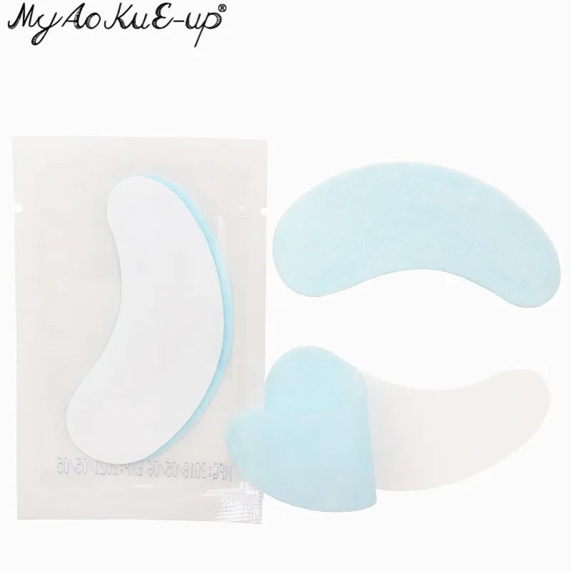 50 Pairs Eyelash Extension Patch Hydrogel Eye Pad Under