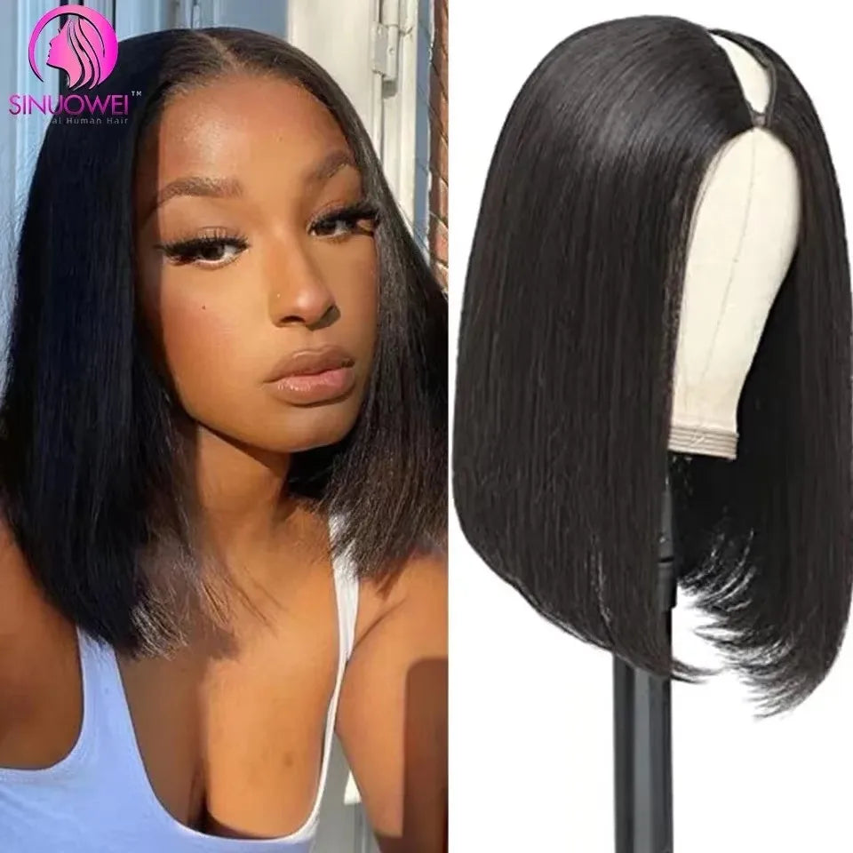 Short V Part Bob Wigs