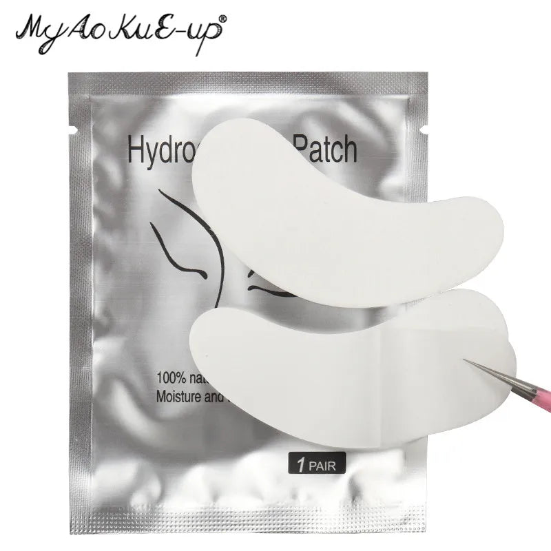 50 Pairs Eyelash Extension Patch Hydrogel Eye Pad Under