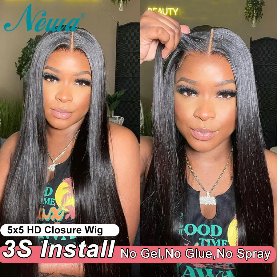 HD Lace Frontal Wig Straight Human Hair   Human Hair Wigs for Women