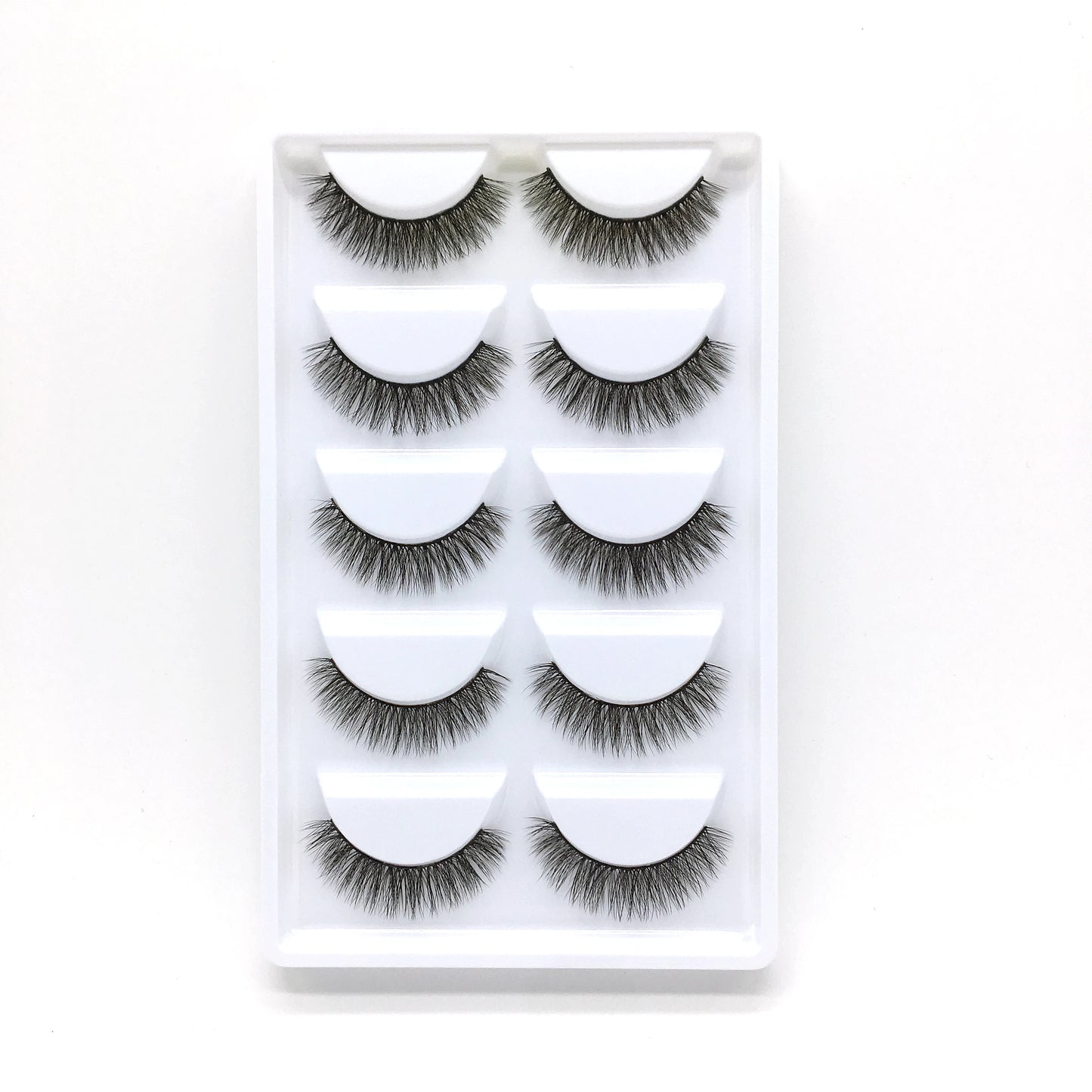 5Pairs 3D Eyelashes Natural Long