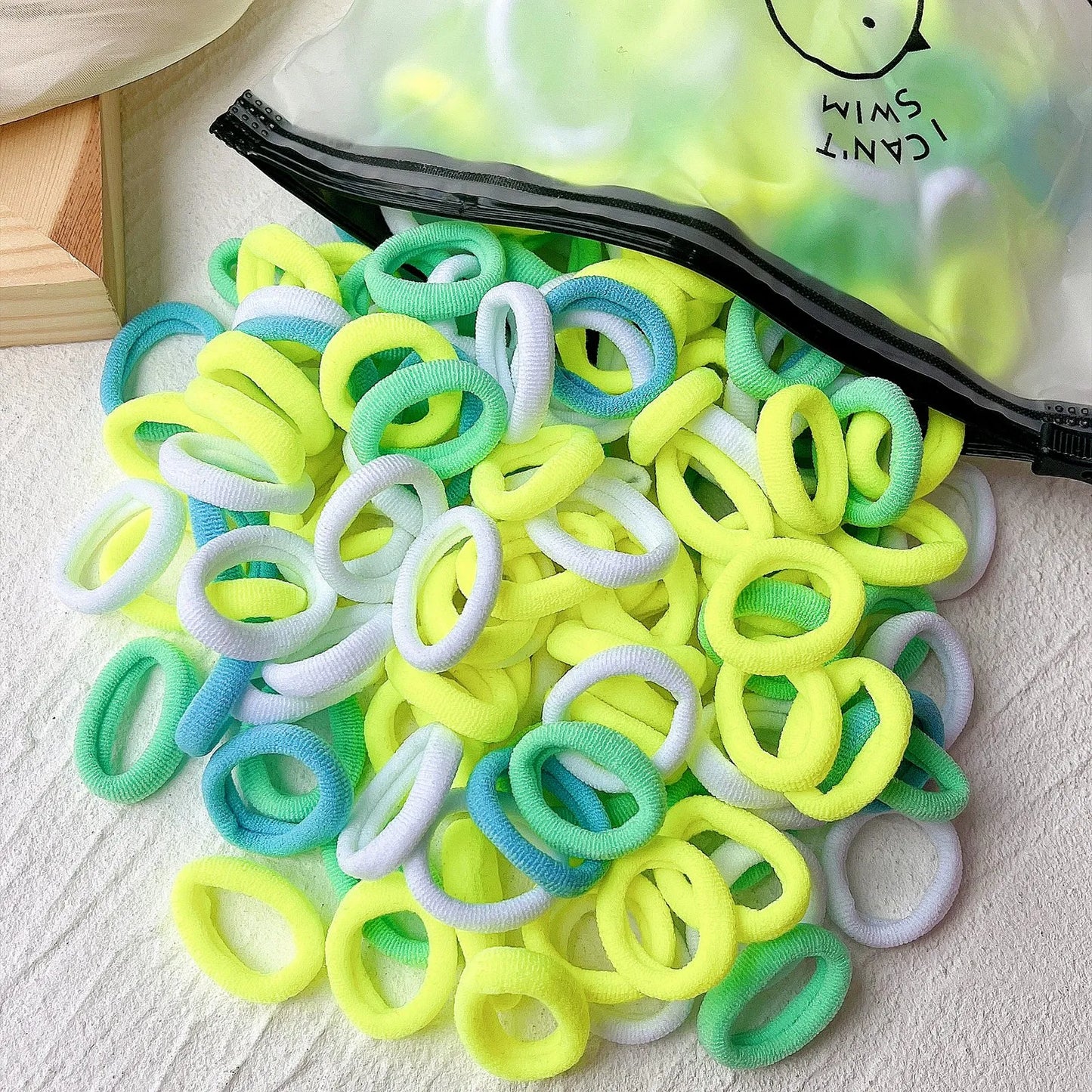 20/50pcs Elastic Sweets Scrunchie Rubber Band