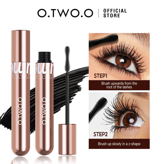 Mascara Waterproof 4D Silk Fiber Curling Volume Lashes