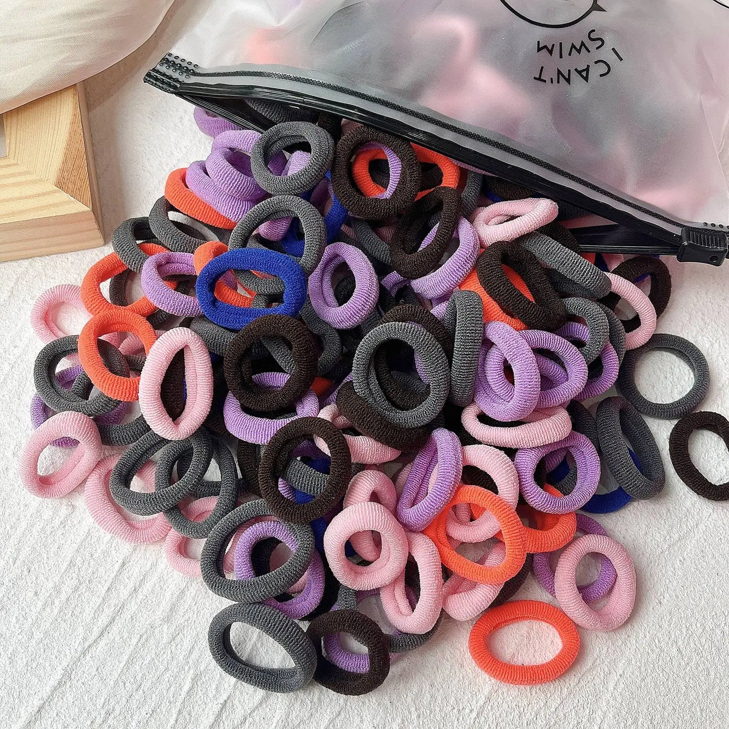 20/50pcs Elastic Sweets Scrunchie Rubber Band