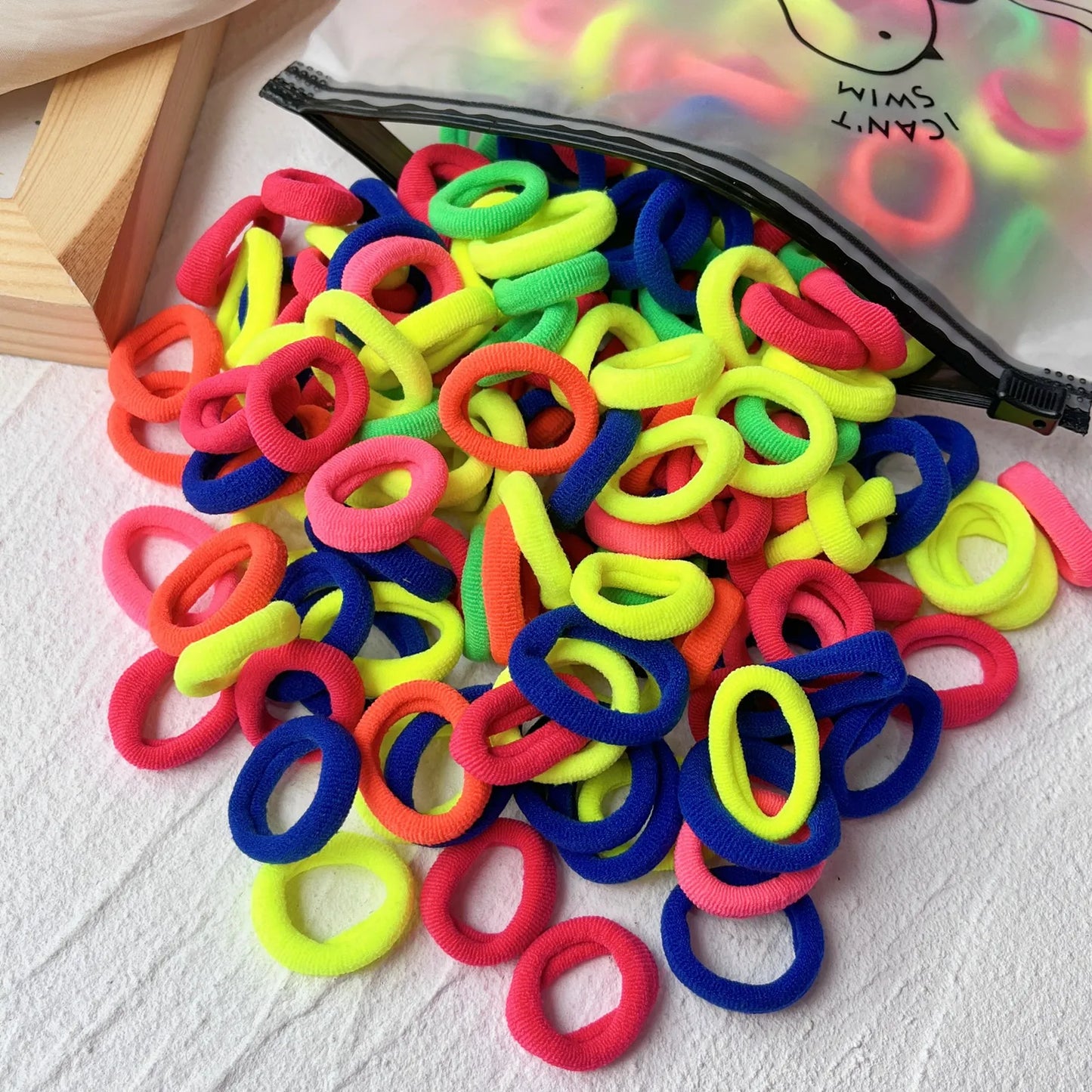 20/50pcs Elastic Sweets Scrunchie Rubber Band