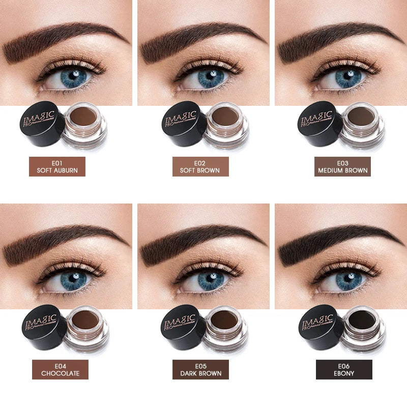 Professional Eyebrow Gel 6 Colors Eyebrow Enhancer