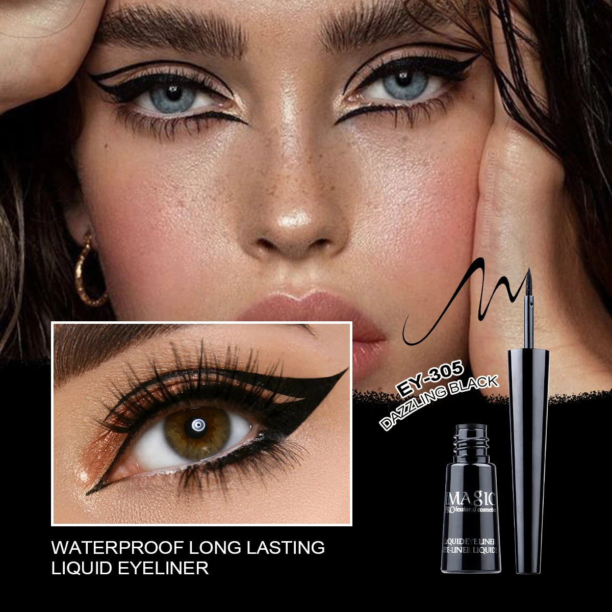 Pro Eyeliner Waterproof Liquid Type Makeup Eye Liner