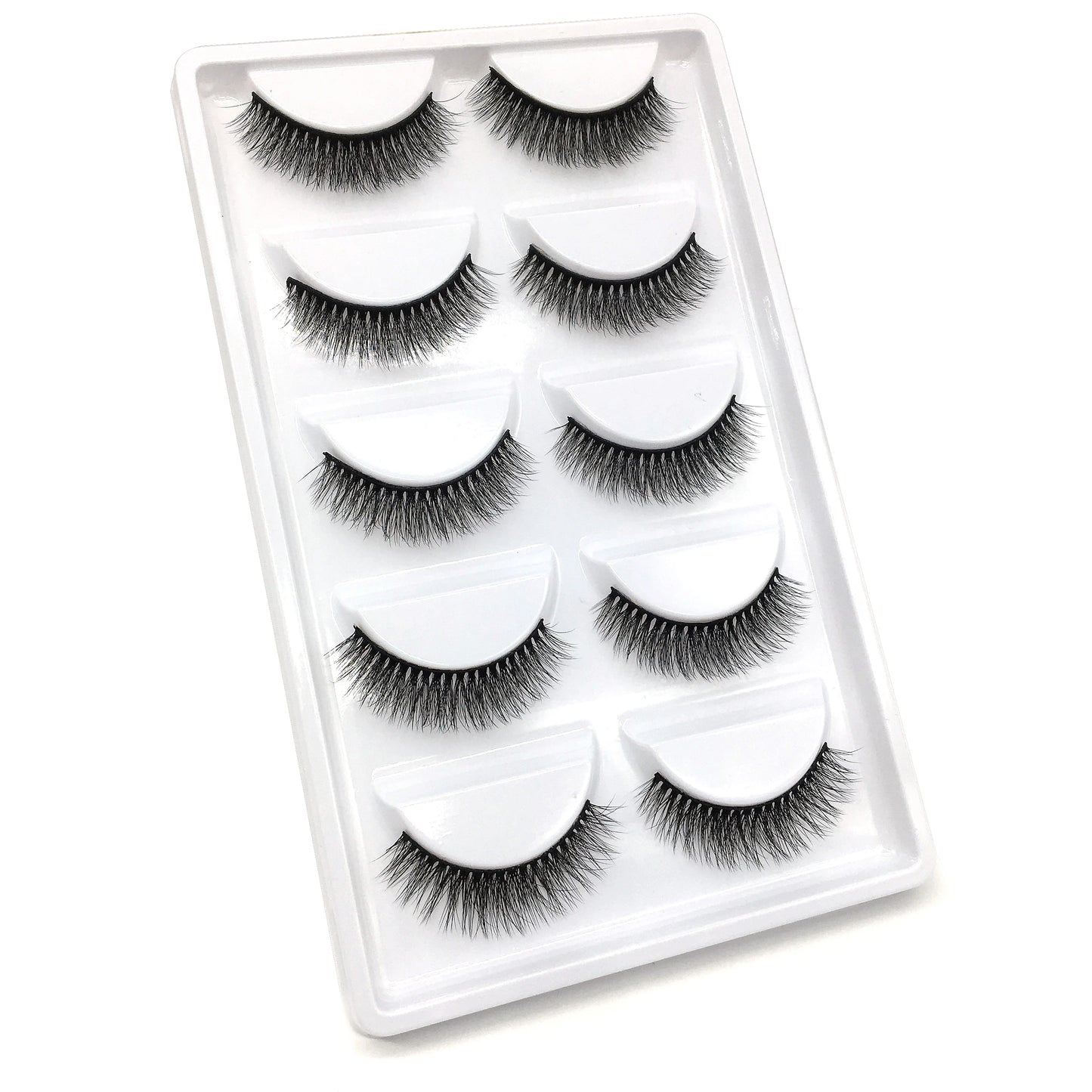 5Pairs 3D Eyelashes Natural Long