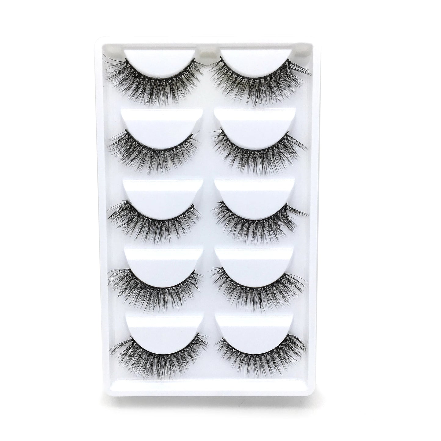 5Pairs 3D Eyelashes Natural Long