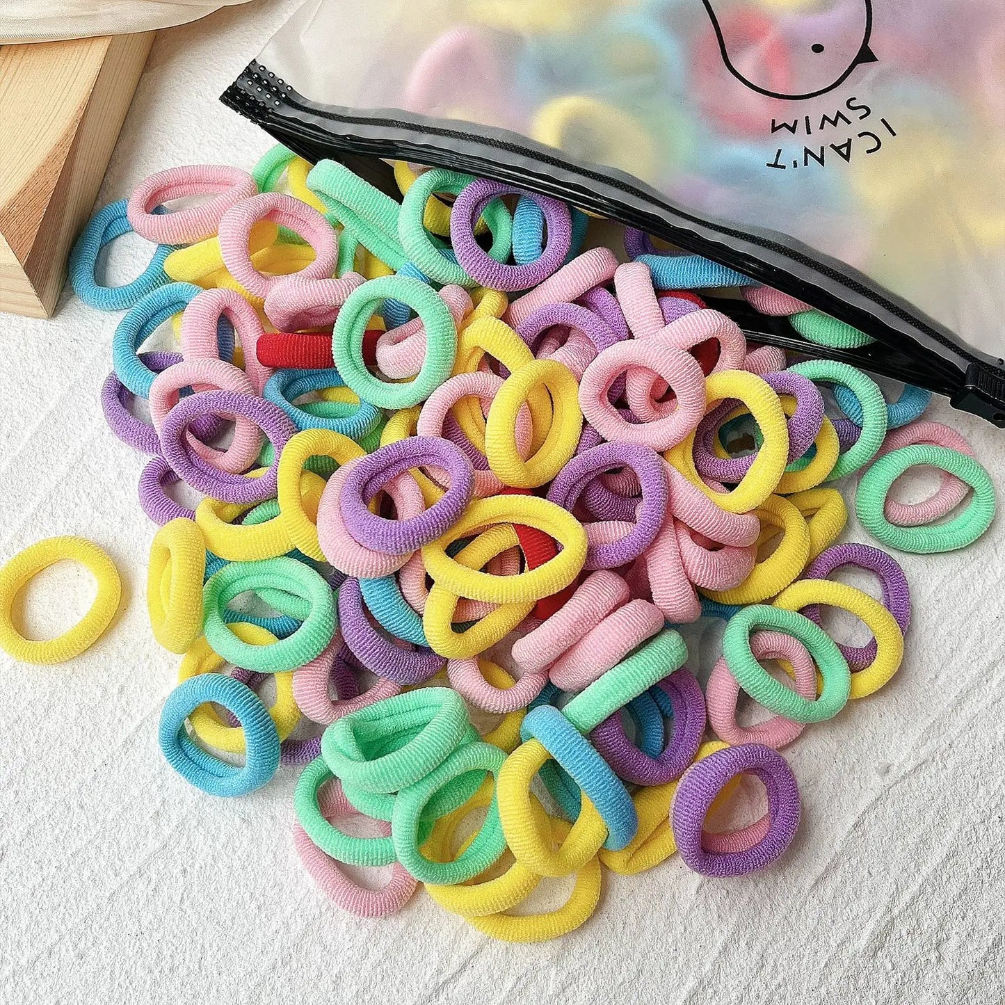 20/50pcs Elastic Sweets Scrunchie Rubber Band