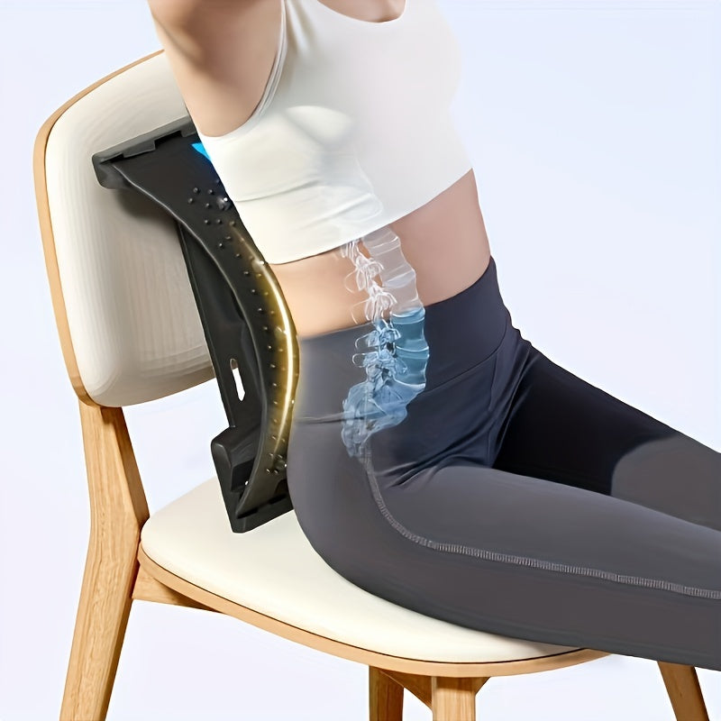 Adjustable Lumbar Support Board for Stretching and Muscle Relaxation